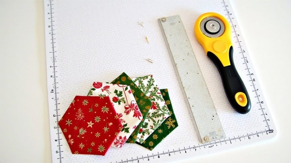 Tuto boule de Noël en tissu patchwork