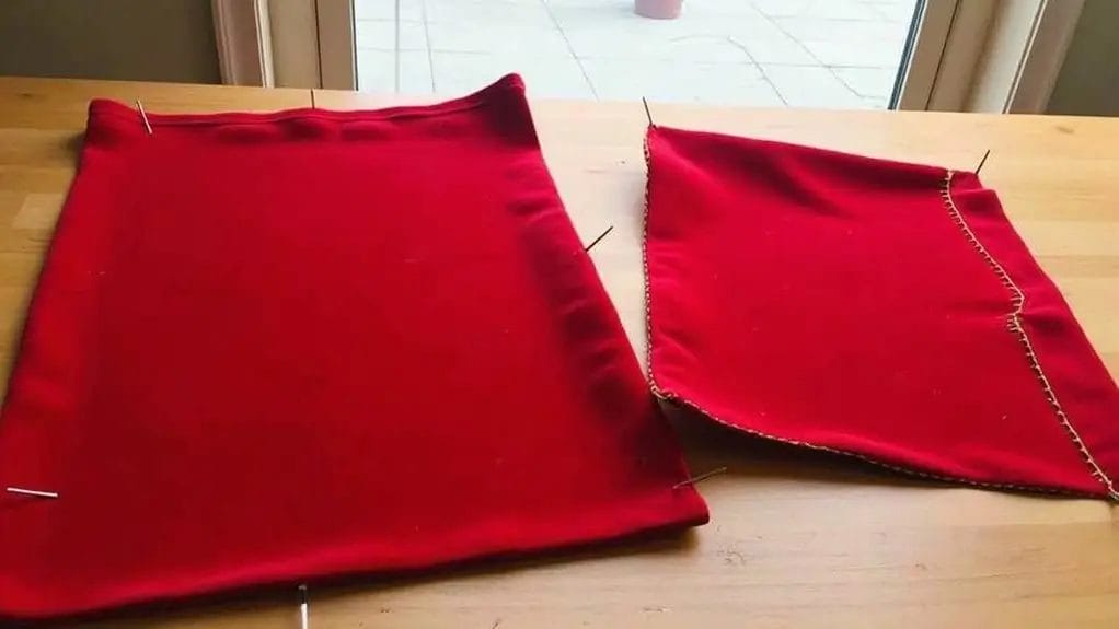Sac de Noël en tissu à faire soi-même