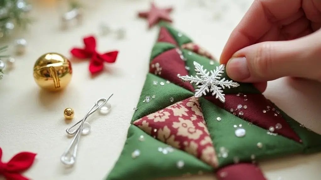 Tuto sapin de Noël en tissu patchwork