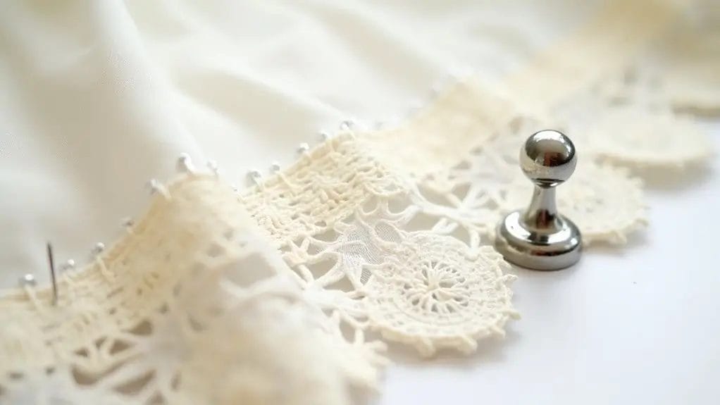 Comment coudre de la dentelle