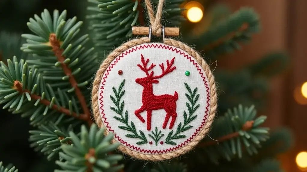 Déco de Noël en tissu à faire soi-même