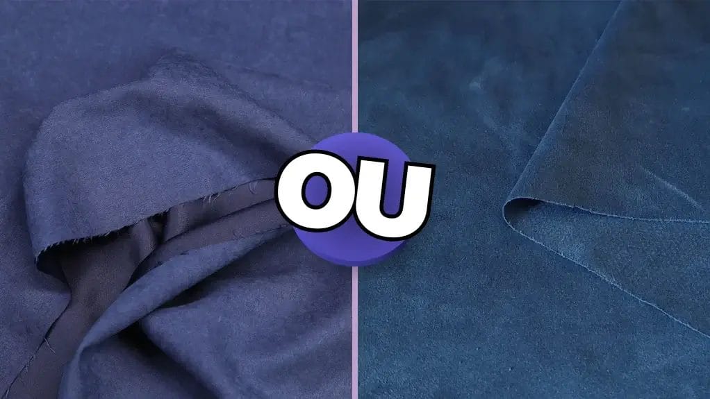 Tissu peau de pêche ou suédine