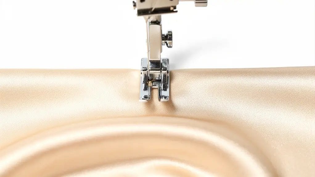 Comment coudre un tissu satin