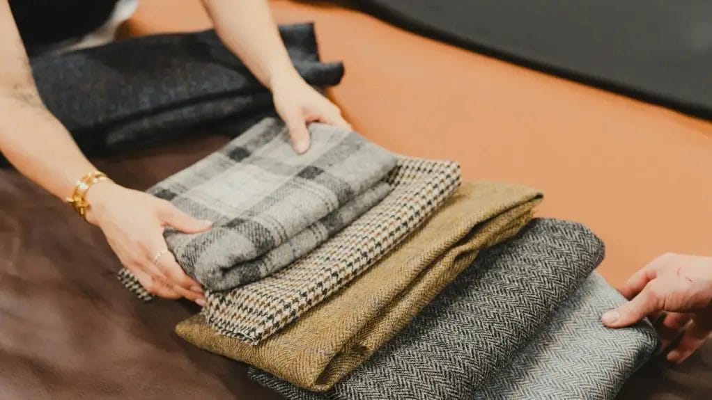 Origine du tissu tweed