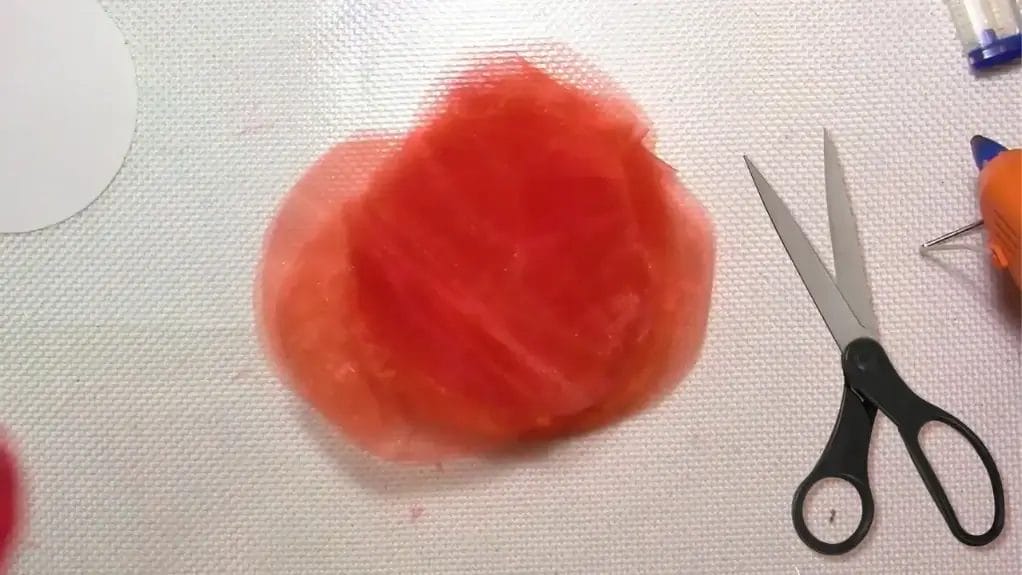 Faire des fleurs en tissu organza