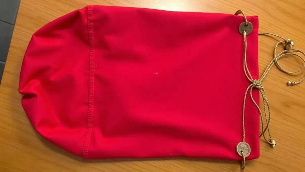 Sac de Noël en tissu à faire soi-même