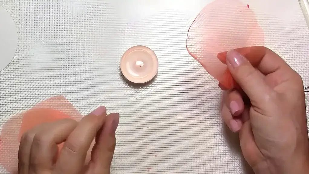 Faire des fleurs en tissu organza