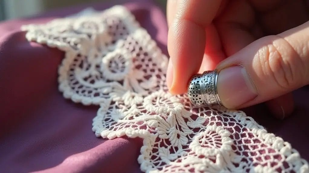 Comment coudre de la dentelle sur un tissu