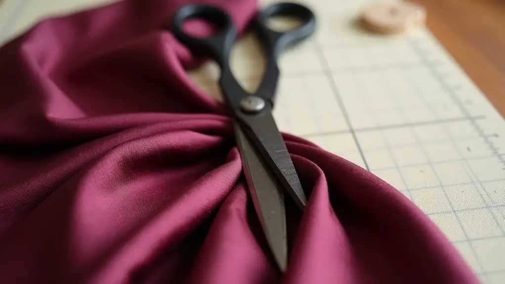 How to Cut Satin Fabric