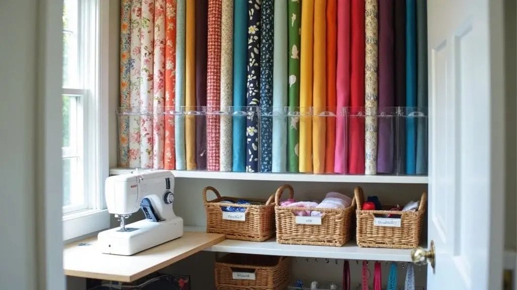 Idées pour ranger ses tissus en couture