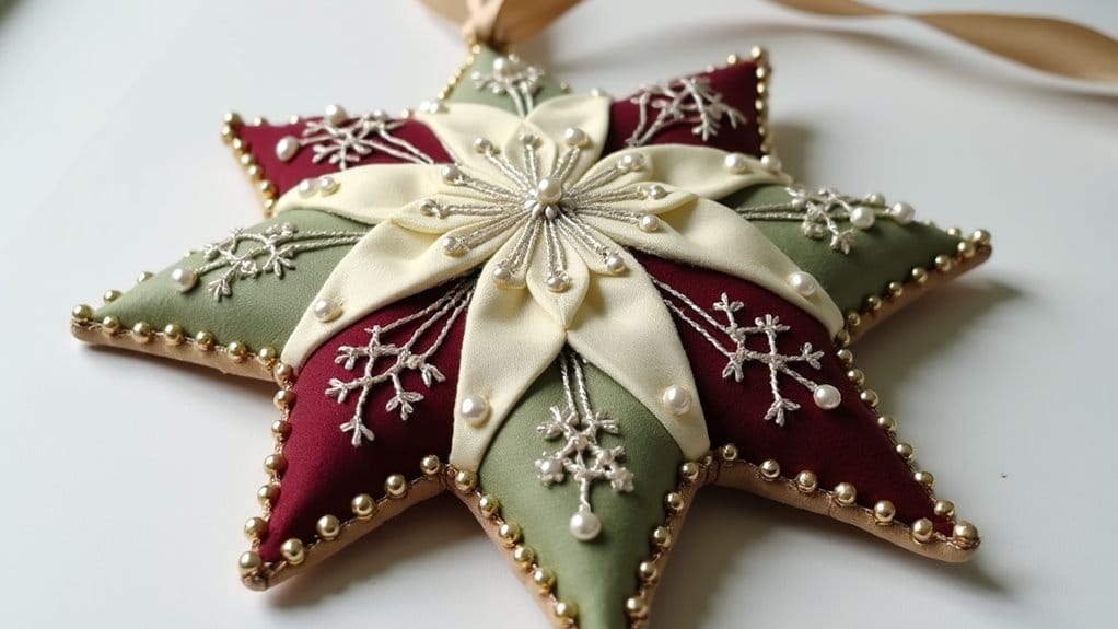 Tuto boule de Noël en tissu patchwork