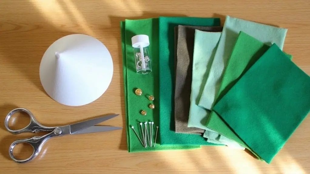 Sapin de Noël en tissu à faire soi-même