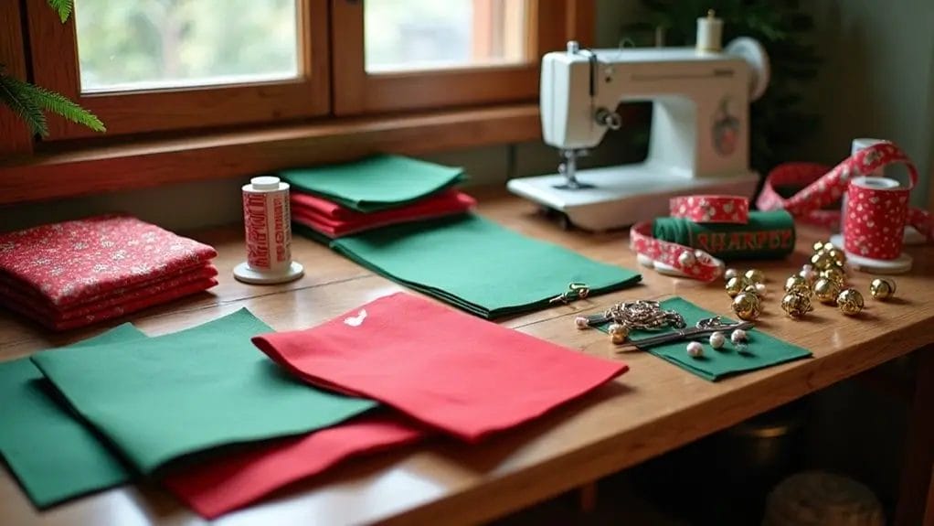 Déco de Noël en tissu à faire soi-même