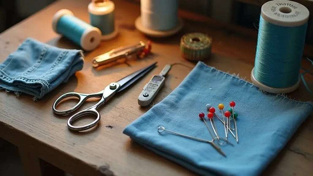 Comment coudre un tissu déchiré