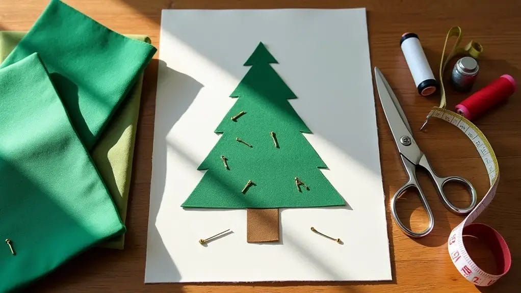 Tuto sapin de Noël en tissu patchwork