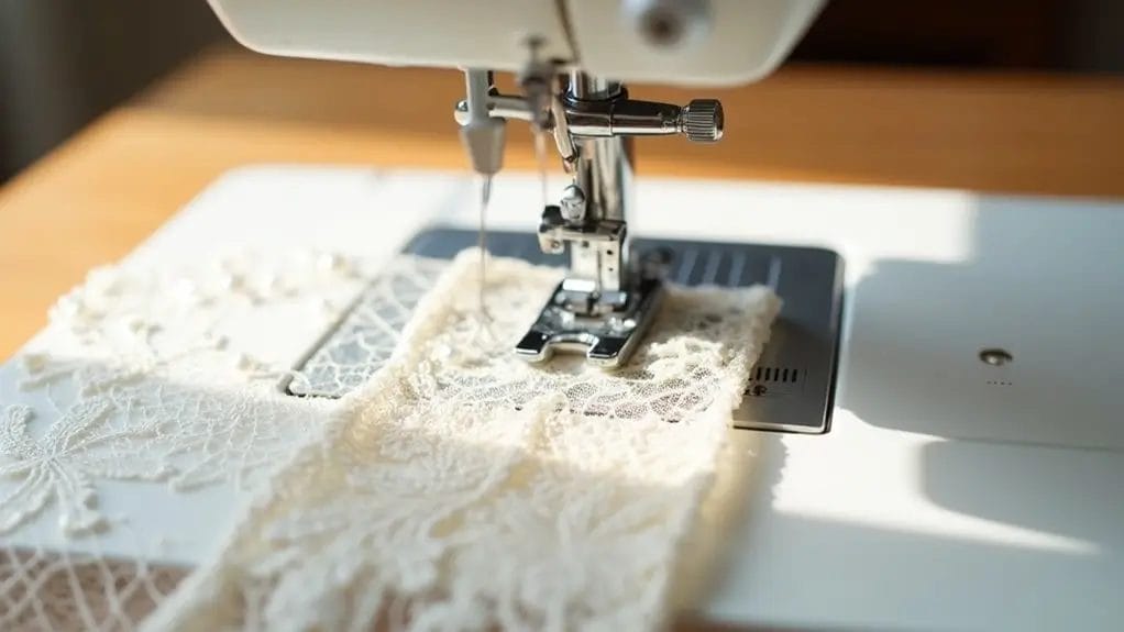 Comment coudre de la dentelle
