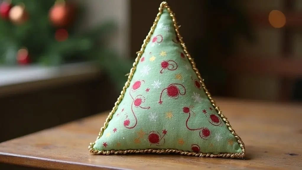 Sapin de Noël en tissu à faire soi-même