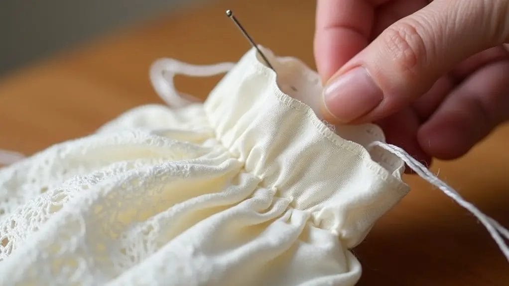 Comment coudre de la dentelle