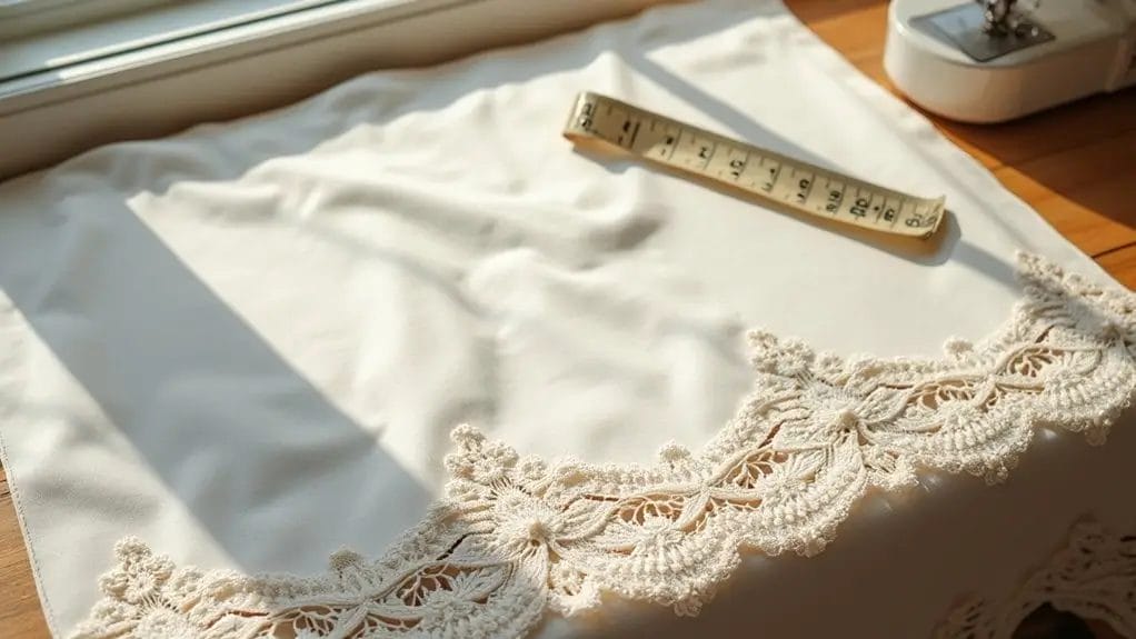 Comment coudre de la dentelle sur un tissu
