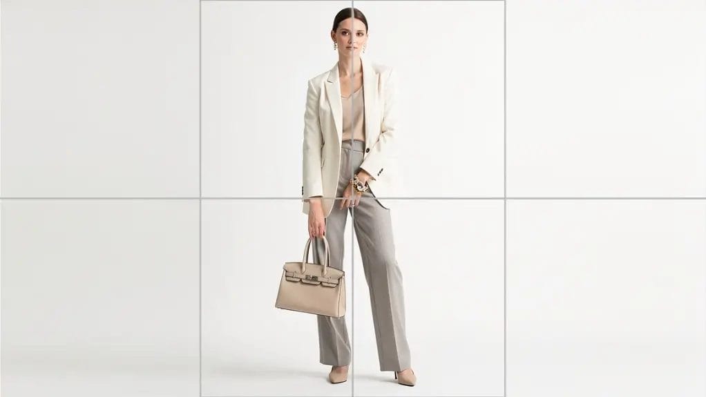 La règle des tiers en mode