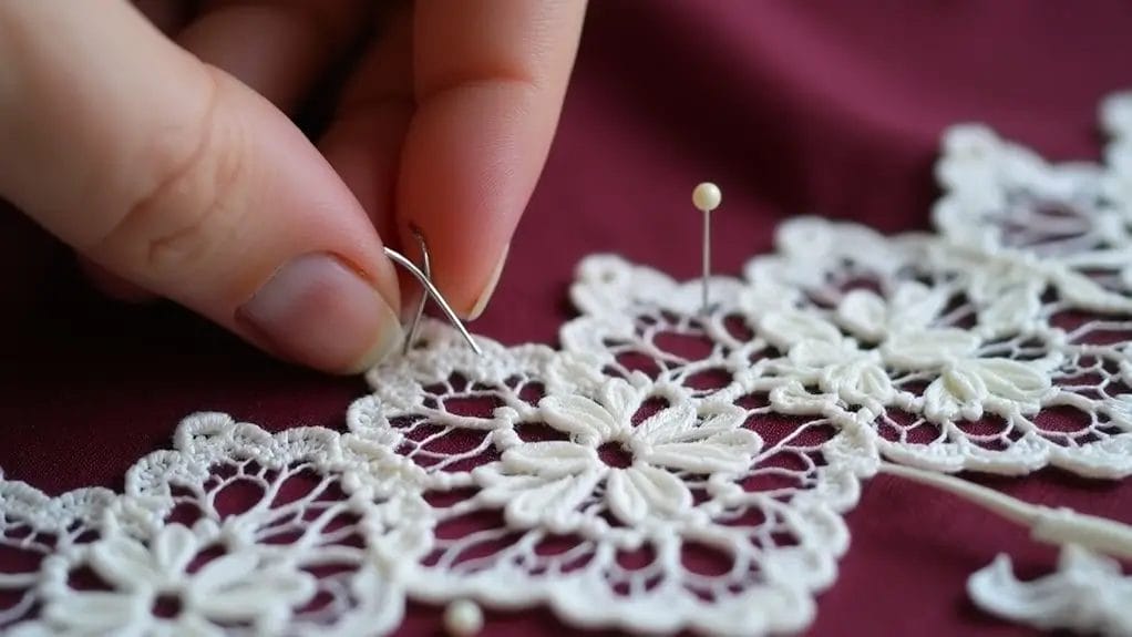 Comment coudre de la dentelle sur un tissu