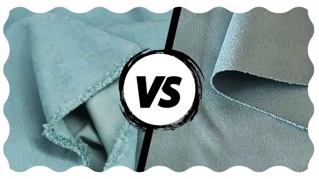 Tissu peau de pêche ou suédine