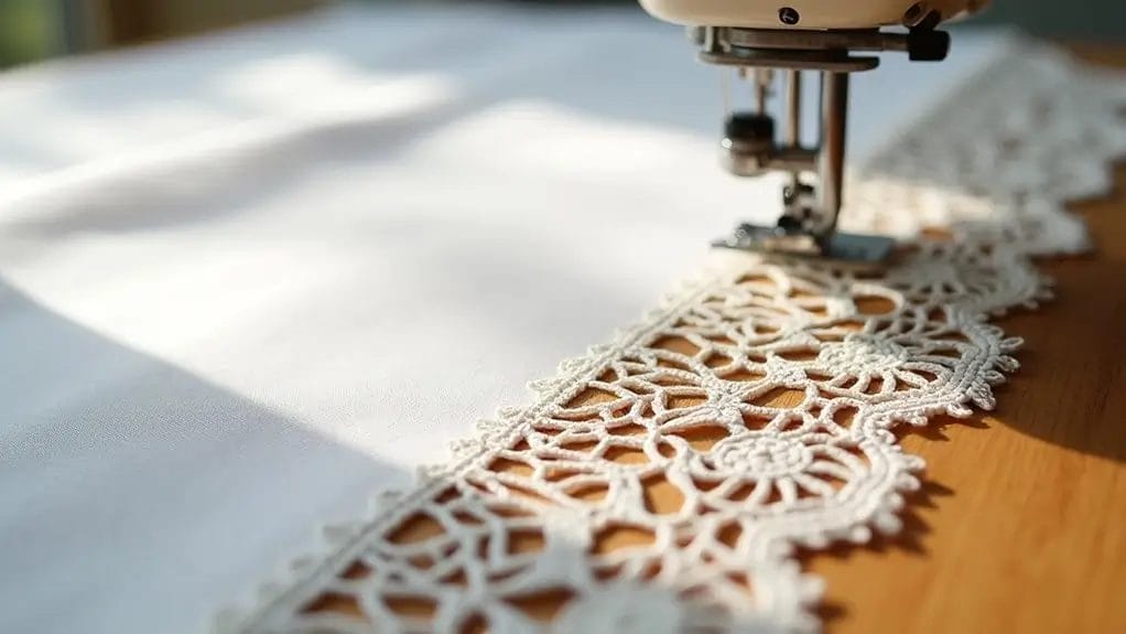 Comment coudre de la dentelle