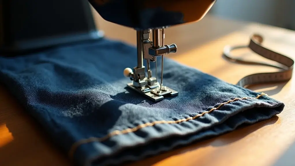 How to Hem Pants With a Sewing Machine