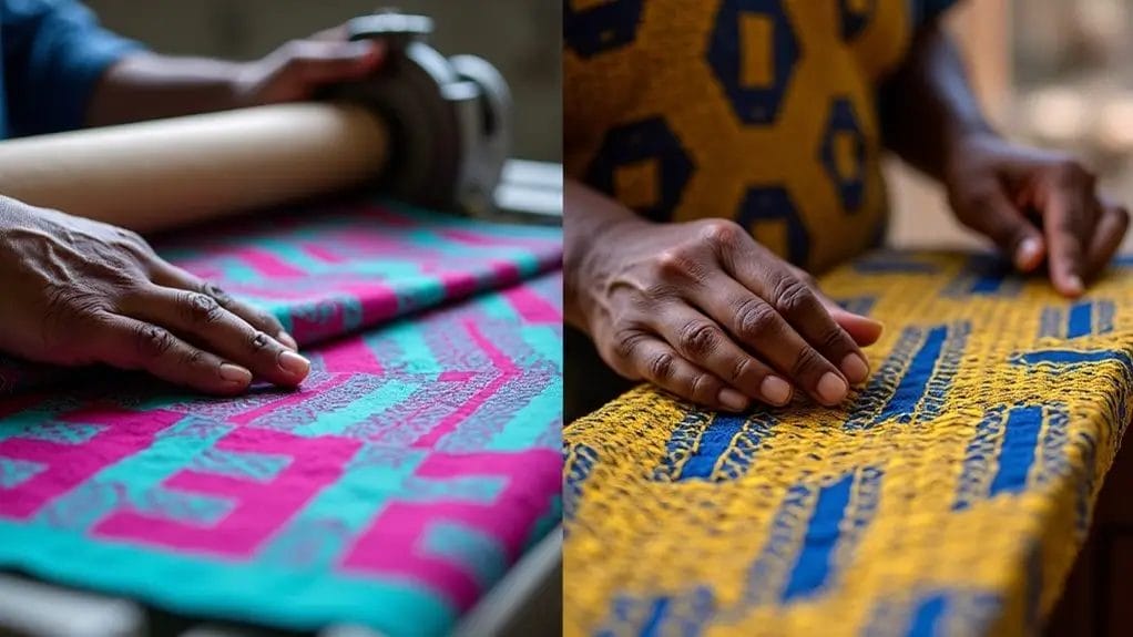 what is the difference between ankara and kente